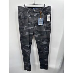 NWT Democracy Absolution Booty Lift Jegging Gray Camo Pants Women's Size 14